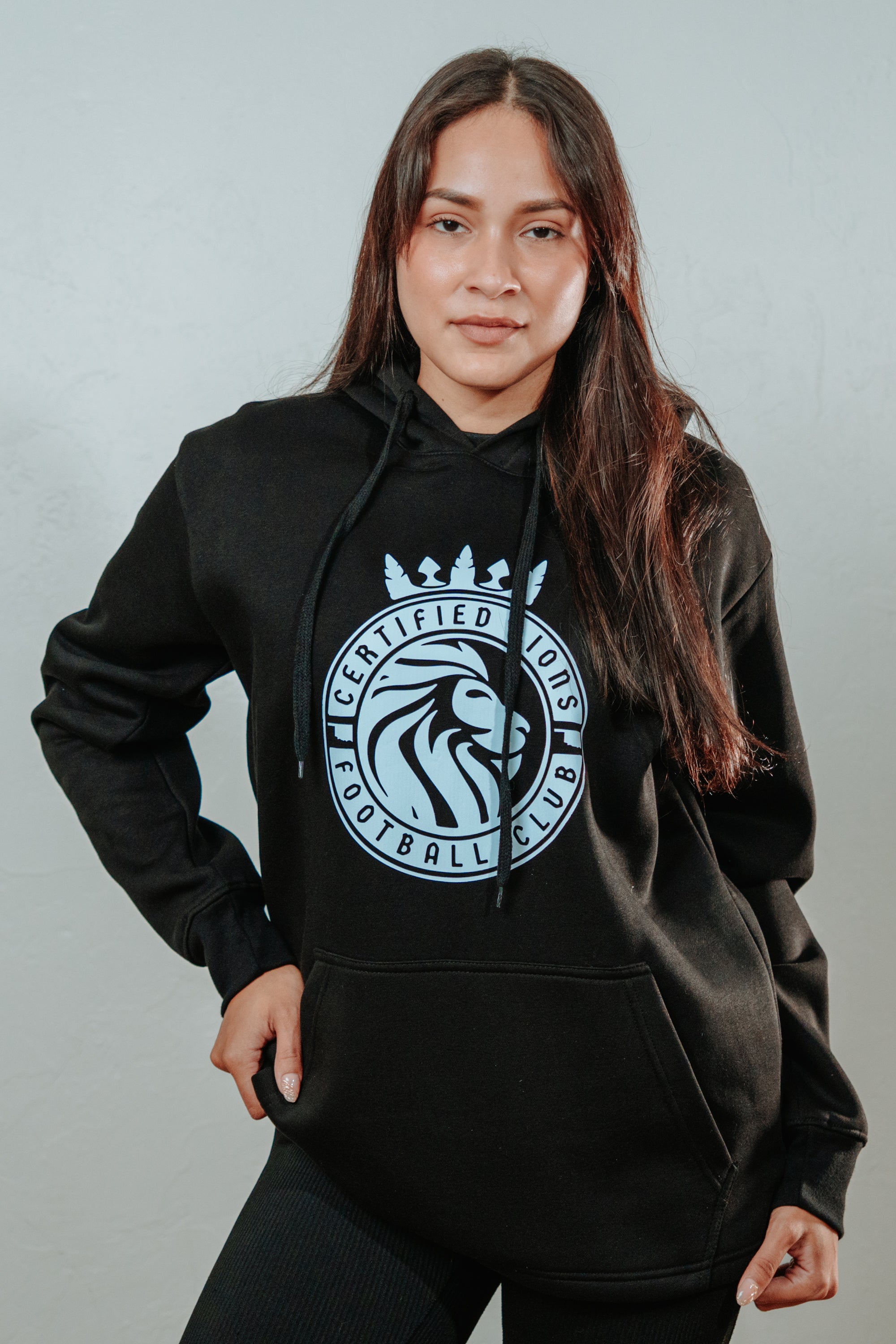 Certified Lions FC Crest Hoodie – Black Edition