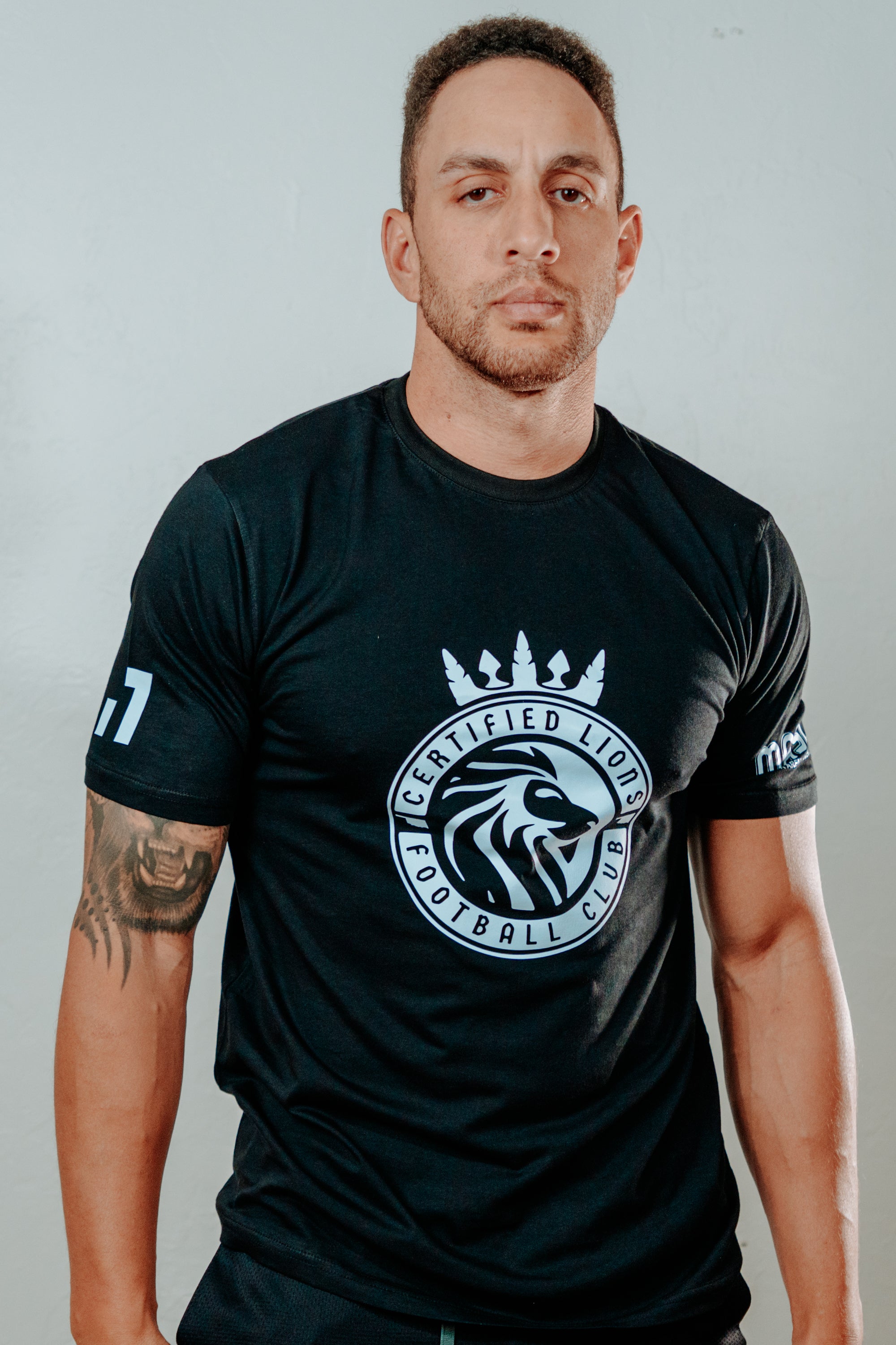 Certified Lions FC Crest T-Shirt – Black Edition