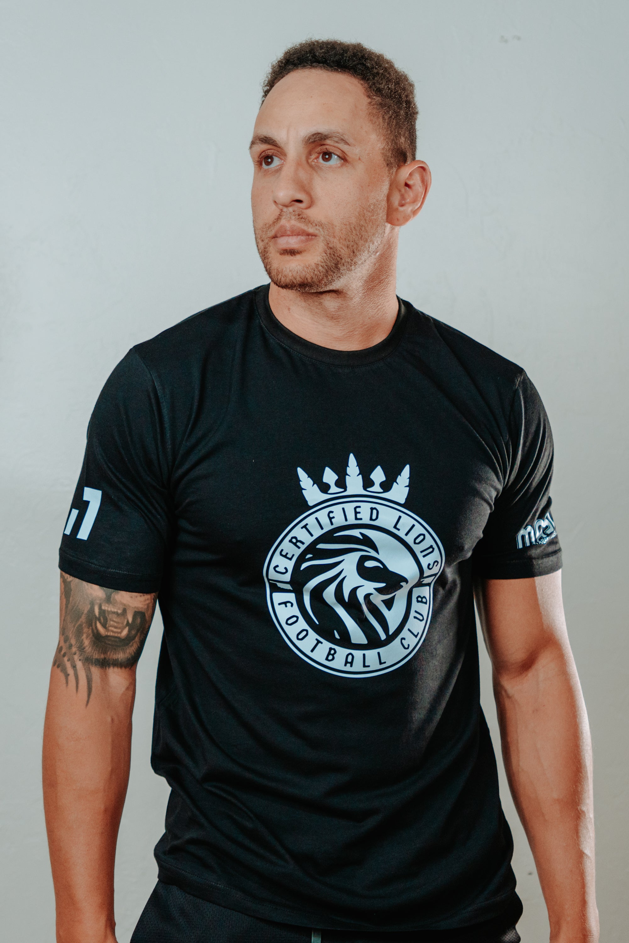 Certified Lions FC Crest T-Shirt – Black Edition