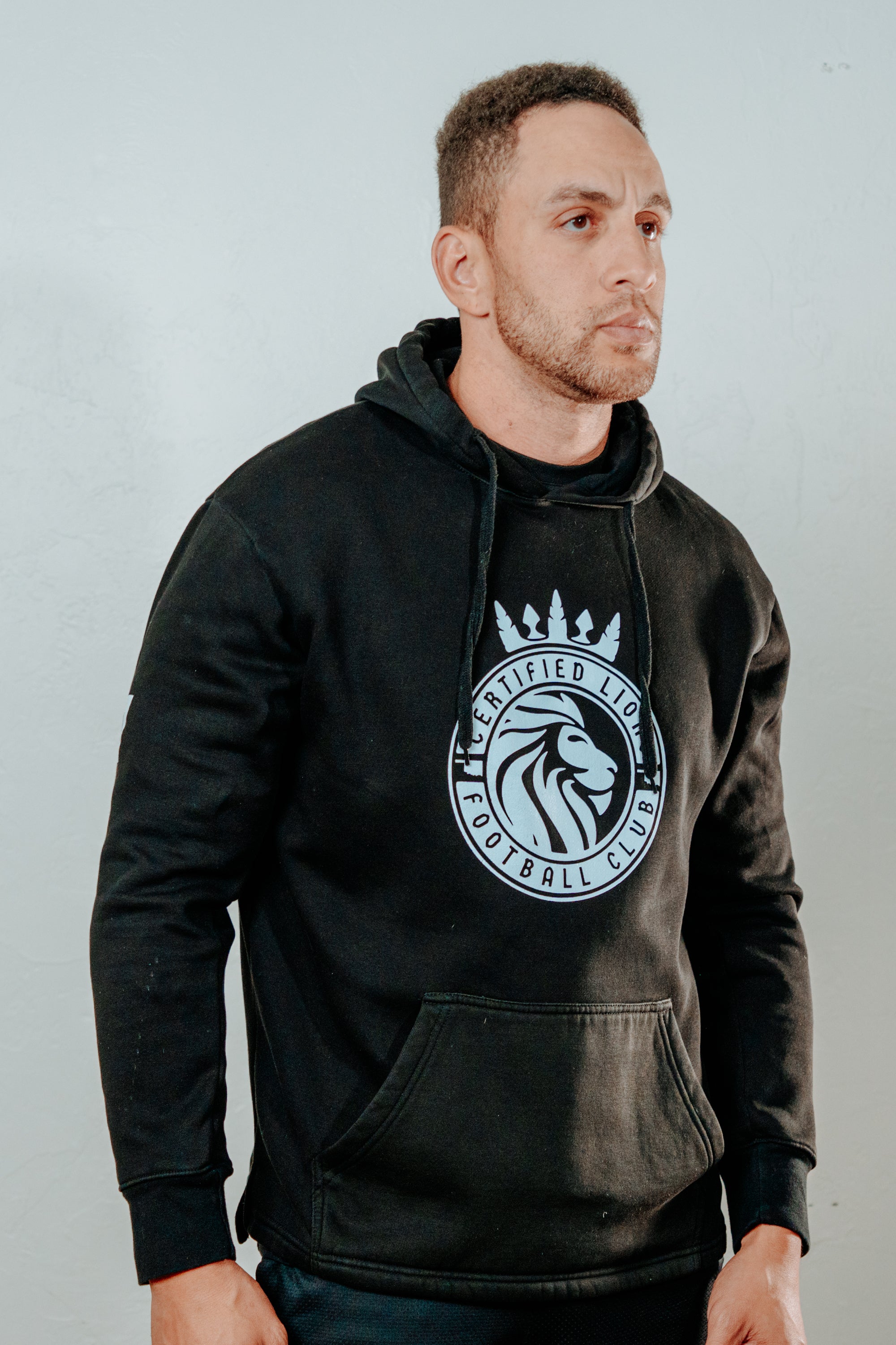 Certified Lions FC Crest Hoodie – Black Edition