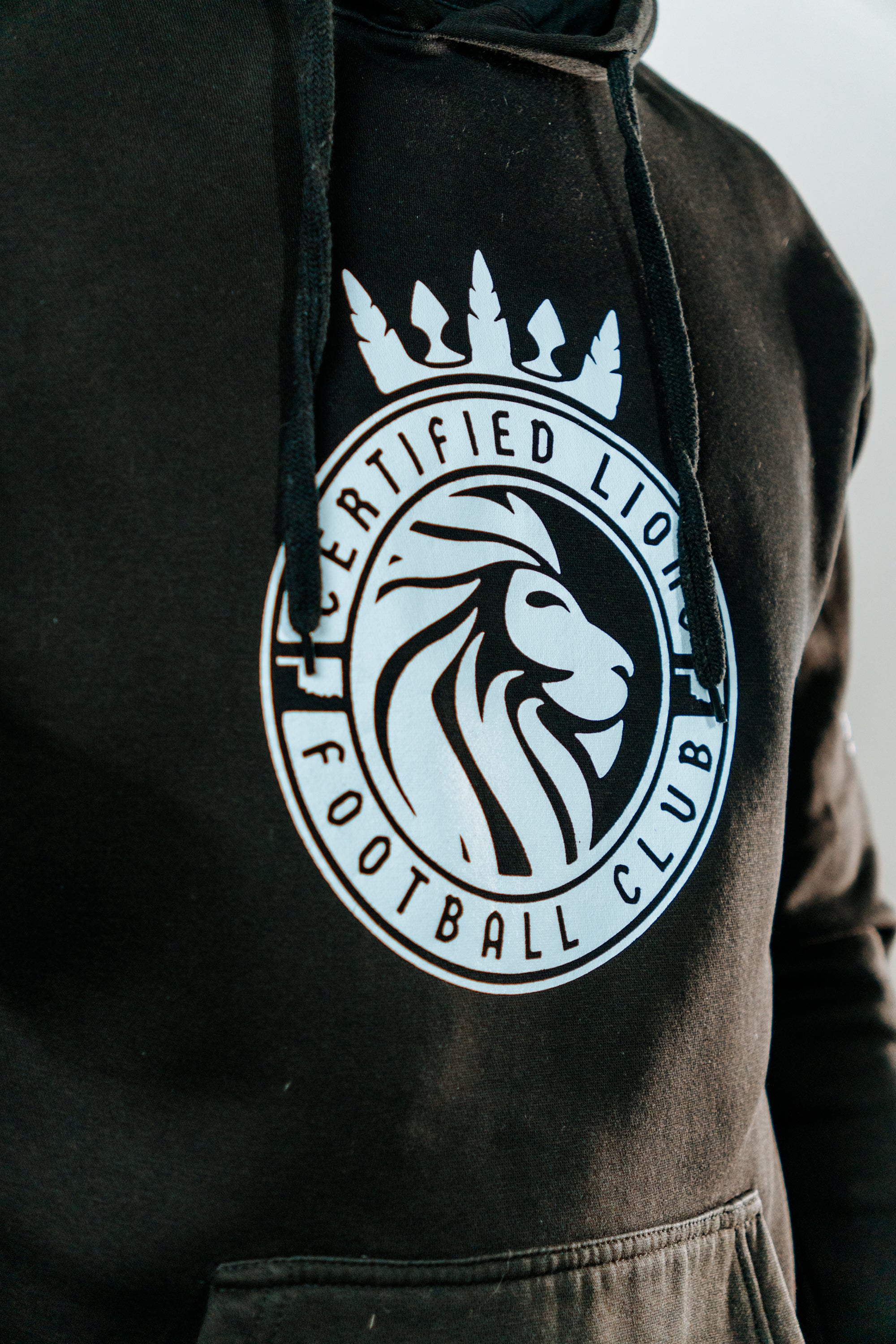 Certified Lions FC Crest Hoodie – Black Edition