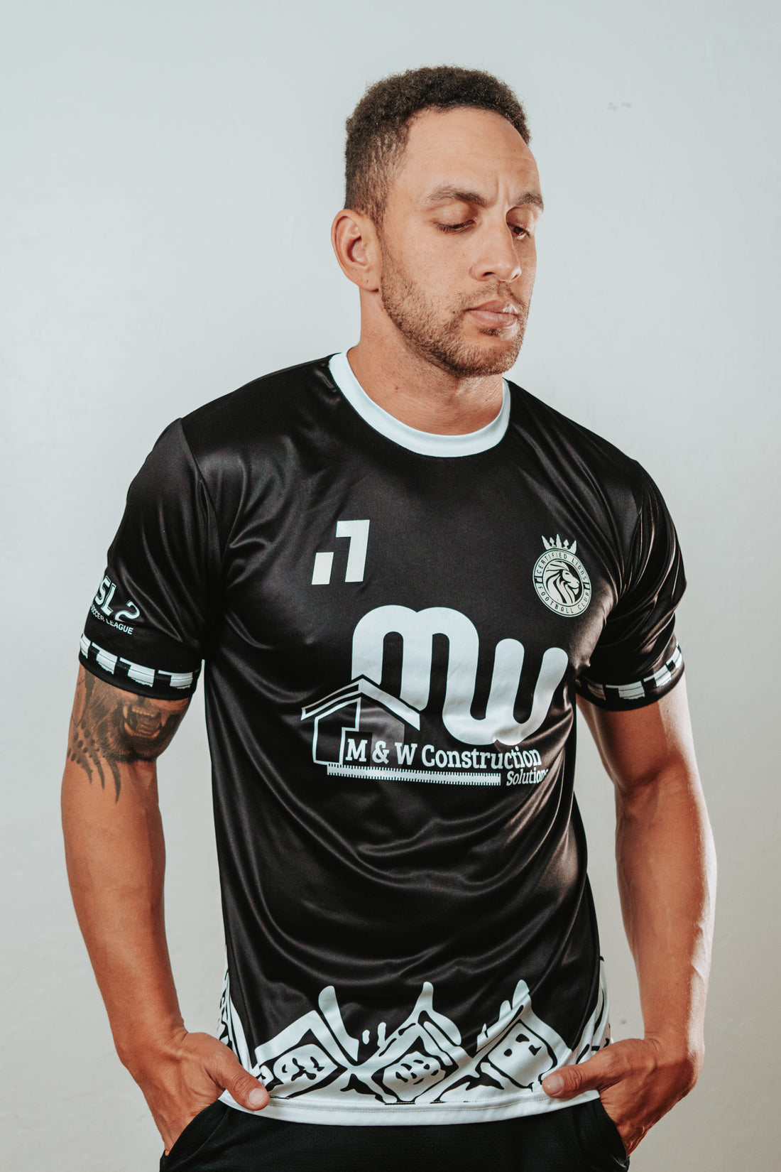 Certified Lions FC Home Jersey – Black Edition