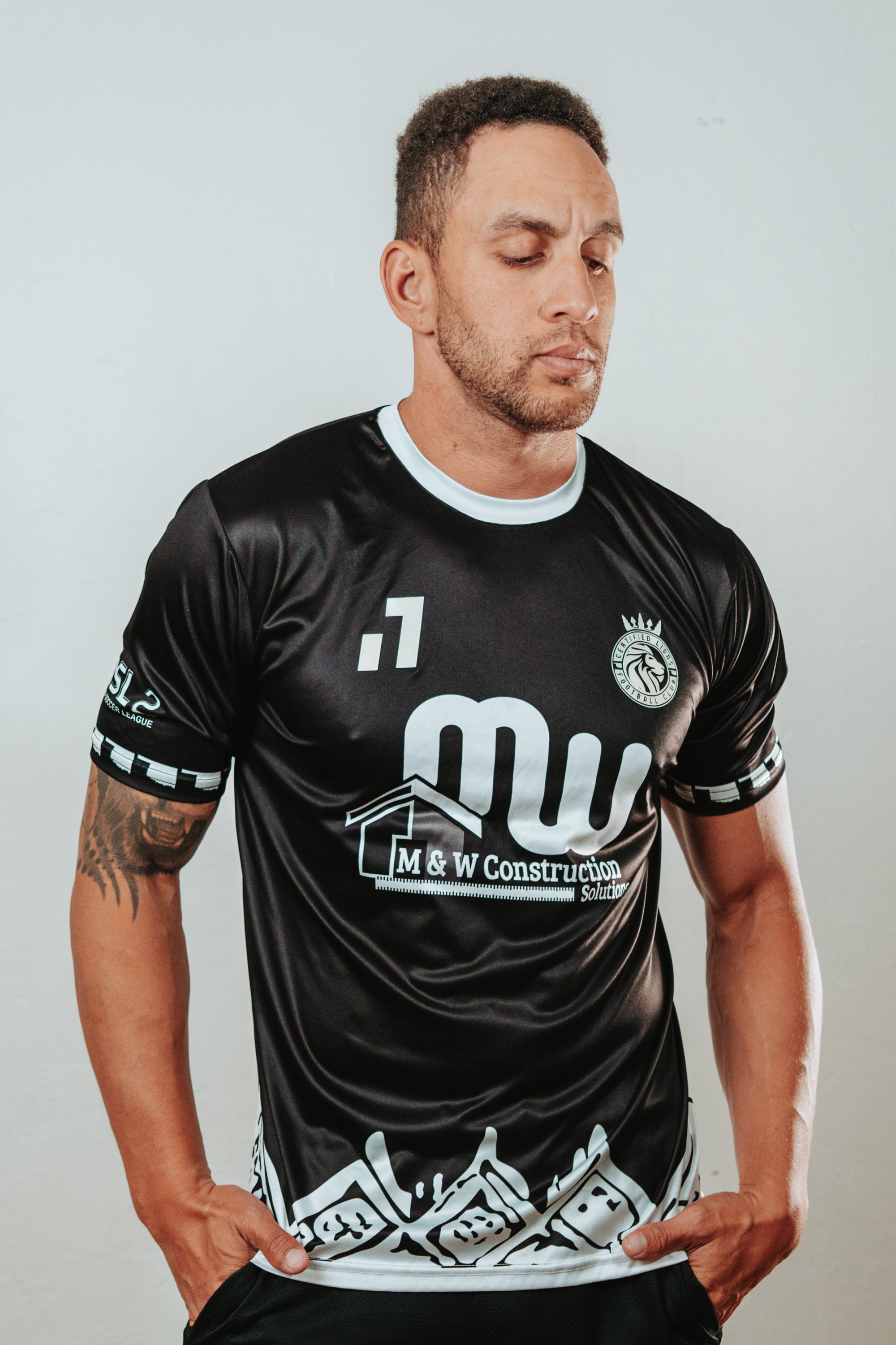 Certified Lions FC Home Jersey – Black Edition